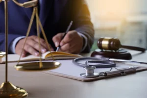Abogado especializado en lesiones personales de Brownsville trabajando en su despacho, ofreciendo asesoramiento jurídico a víctimas con distintos tipos de lesiones derivadas de accidentes de tráfico ocurridos en Texas.